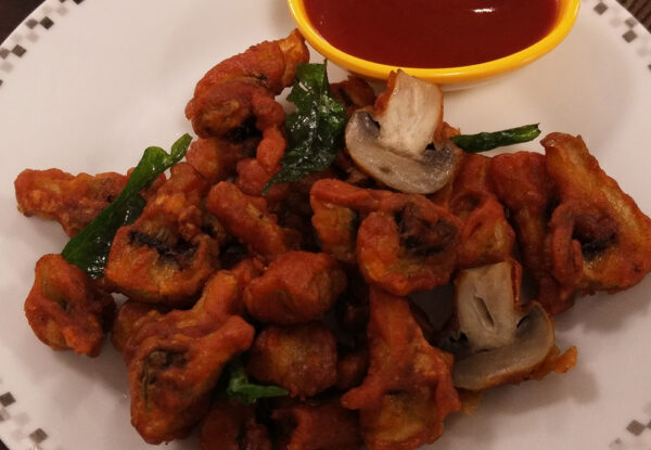 Dragon chilli mushroom