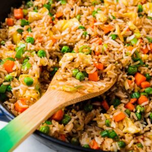 AJ special mix veg schezwan fried rice