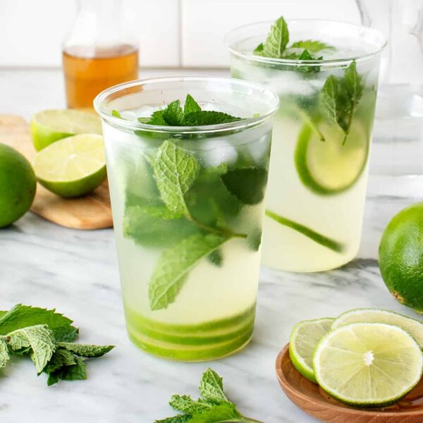 Green apple mojito