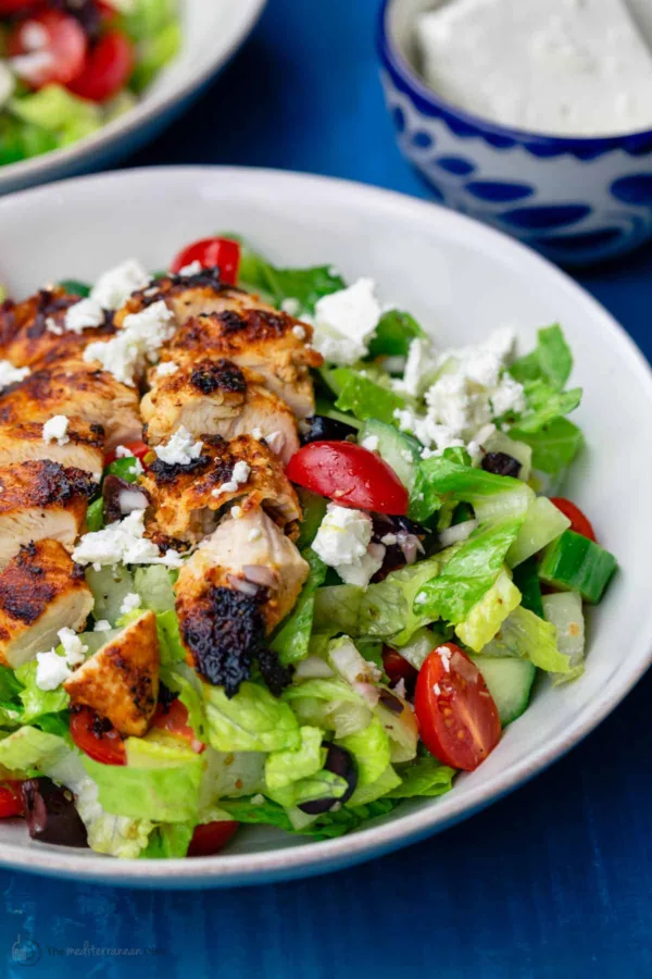 Chicken tikka salad