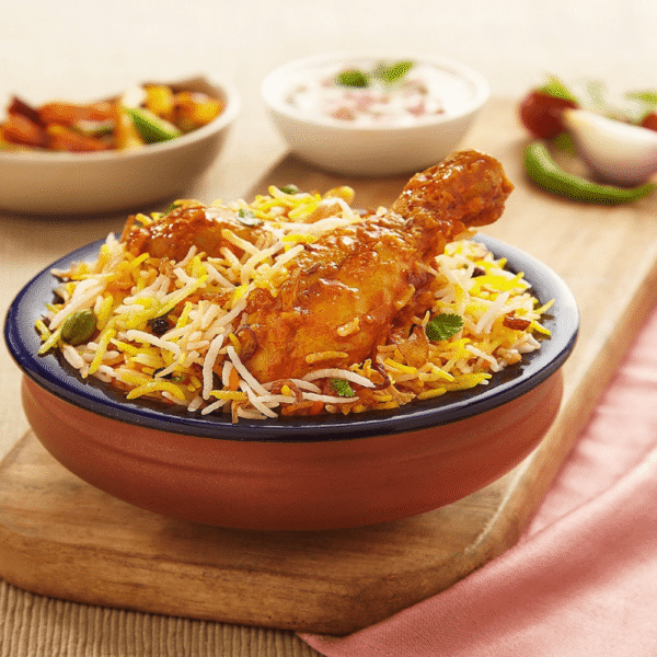 chicken dum biryani (half)