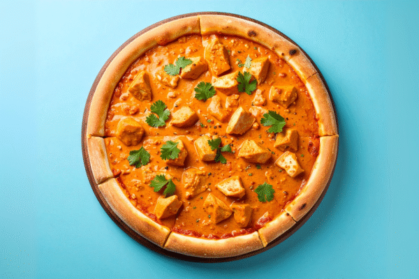 Butter Chicken Pizza