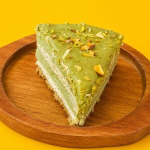 Pista Kunafa Cheese Cake Slice