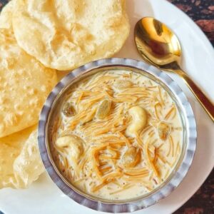 5 Puri with Semia Payasam
